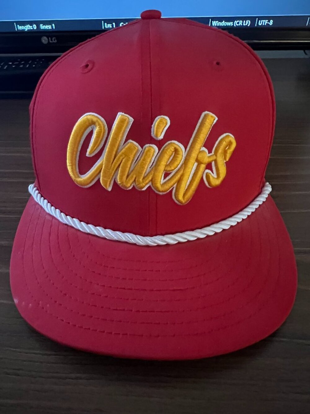 Kansas City Chiefs NFL 59Fifty New Era Official Sideline Snapback Red Hat
